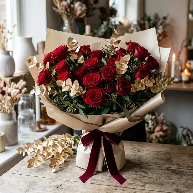 Bouquet de Roses Rouges Premium