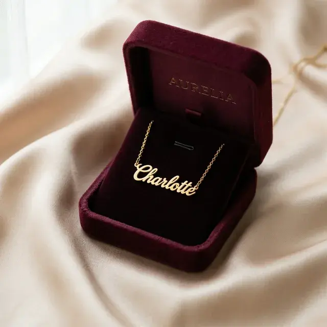Collier Prénom Plaqué Or